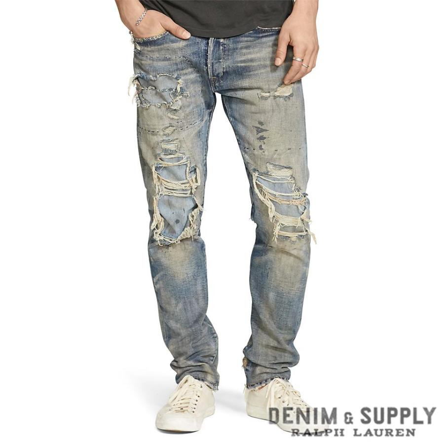 デニム サプライ ラルフローレン D S Prospect Slim Jean スリム ダメージ リペア デニムパンツ 即日発送 Dsbl153 ラルフローレンの通販 Raf Taf 通販 Yahoo ショッピング