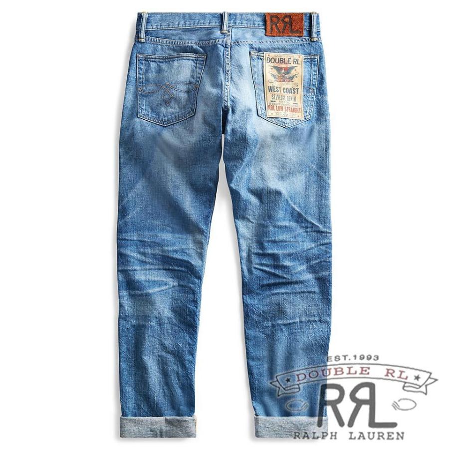 ▽更に値下げ▽RRL／ダブルアールエル : Low Straight Selvedge Jean