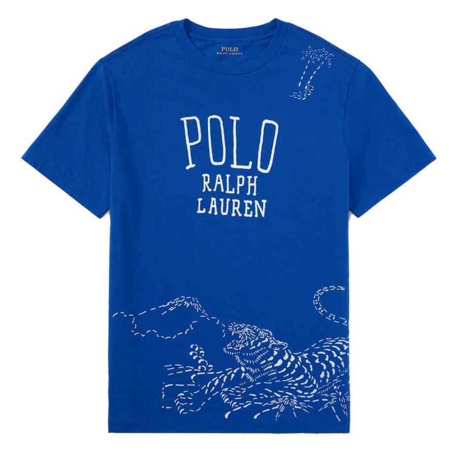 POLO RALPH LAUREN ポロ ラルフローレン 半袖 Tシャツ 青 ブルー POLO RALPH LAUREN ポロ ラルフローレン 半袖 Tシャツ 青 ブルー