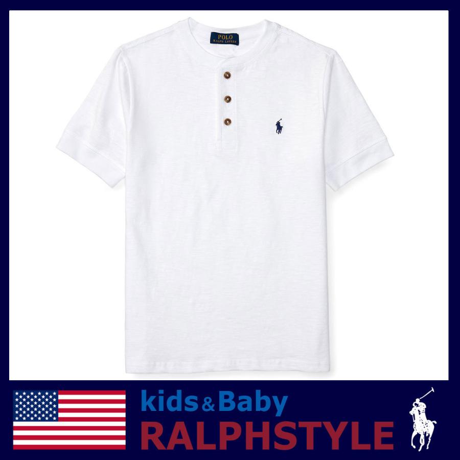 ポロ ラルフローレン 半袖 Tシャツ クラシックポニー ホワイト 白 キッズ ジュニア｜ralphstyle