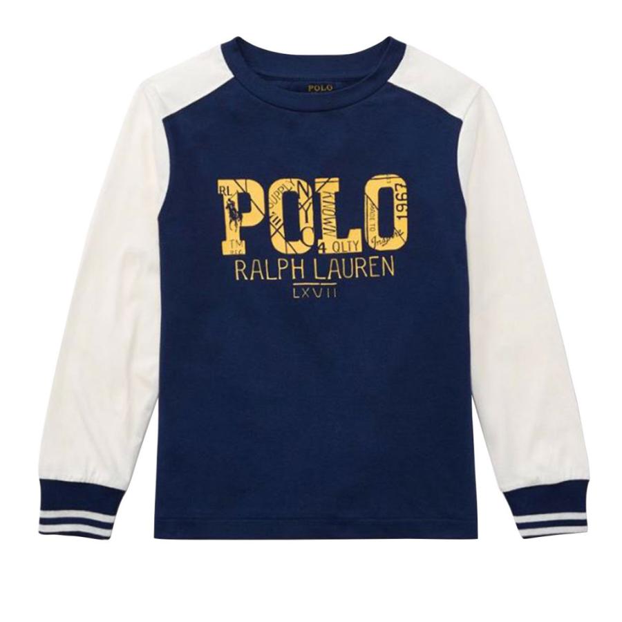 美品 ポロラルフローレン コットン ネイビーシャツ 長袖 白ポニー 紺色 POLO RALPH LAUREN ポロ ラルフローレン 長袖 Tシャツ