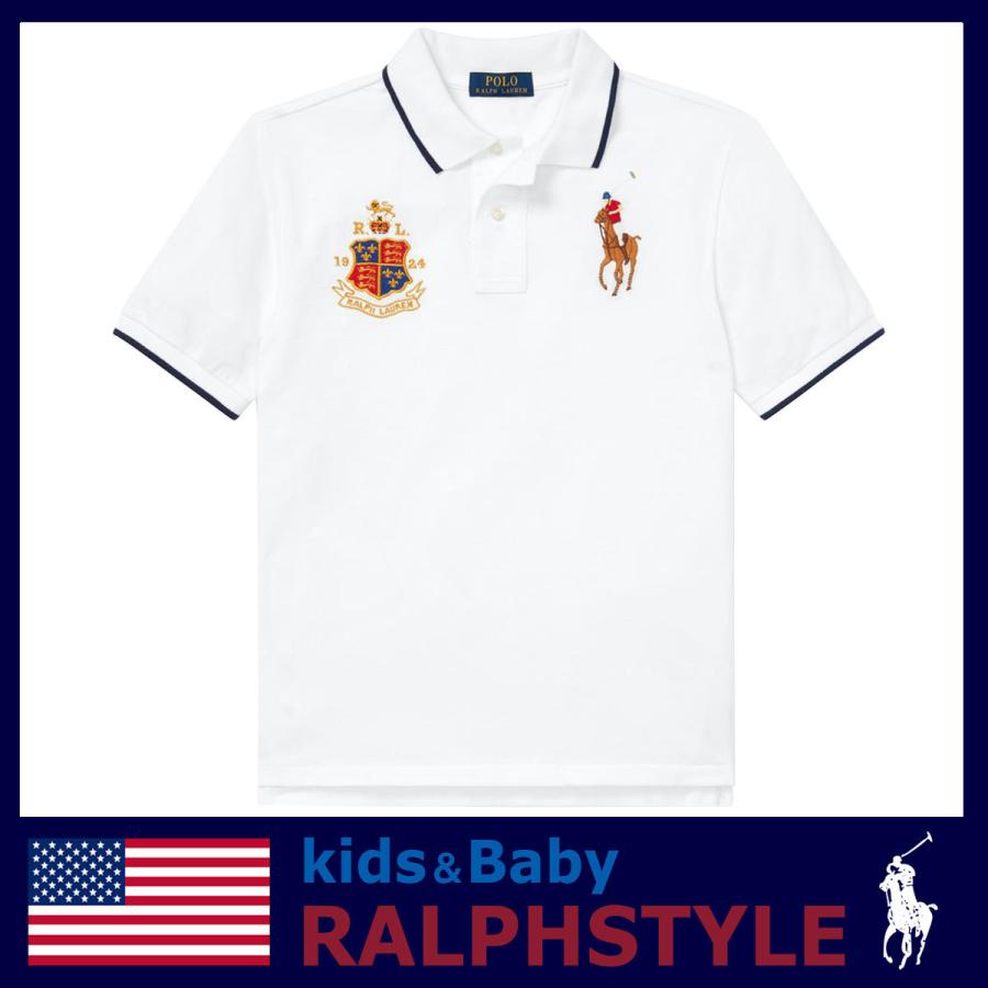 【新品】POLOラルフローレン半袖ポロシャツUS:XS白ホワイト POLO RALPH LAUREN ポロ ラルフローレン 半袖 ポロシャツ 白
