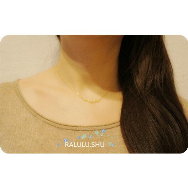 ウォーターオパール ネックレス　宝石質 10月誕生石　RALULU.SHU ハンドメイド 14KGF ゴールドフィルド 宝石質 エチオピア産 オーダー可 ハンドメイド_4