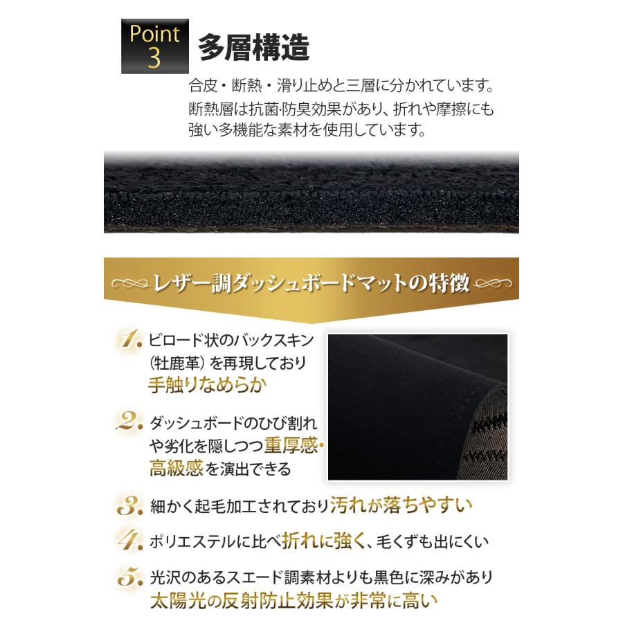 レヴォーグ ダッシュボードマット 合皮 スバル インプレッサ フォレスター SUBARU Ram ノンスリップ 車種専用設計 1年保証 緊急 ...