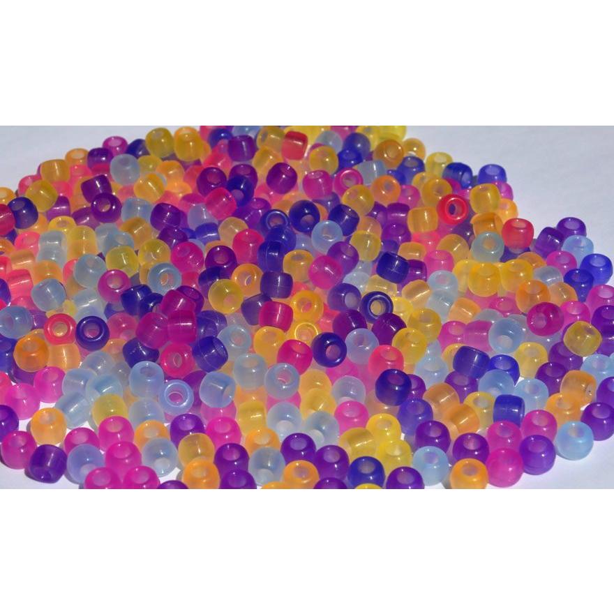 【50個入り】紫外線ビーズUVチェックビーズ（紫外線感知ビーズ） DIY UVビーズチェッカー色の変化で紫外線チェック+蓄光 夜光 蛍光 発光塗料配合 UVチェッカー |  | 03