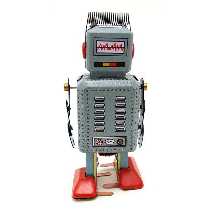 おもちゃ ブリキ ロボット君 懐かしい レトロ アンティークの おもちゃ ブリキ ロボット君 懐かしい レトロ アンティークの