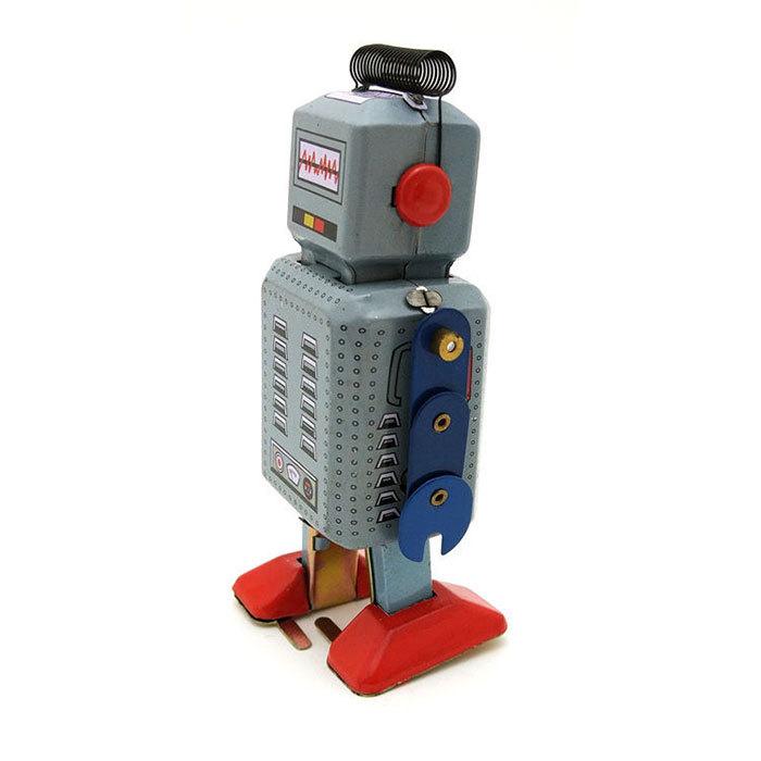 おもちゃ ブリキ ロボット君 懐かしい レトロ アンティークの おもちゃ ブリキ ロボット君 懐かしい レトロ アンティークの