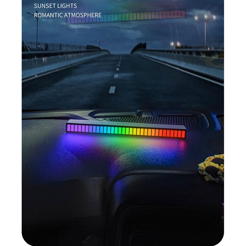 ワイヤレス 音に連動イルミネーションライト RGB サウンドライト