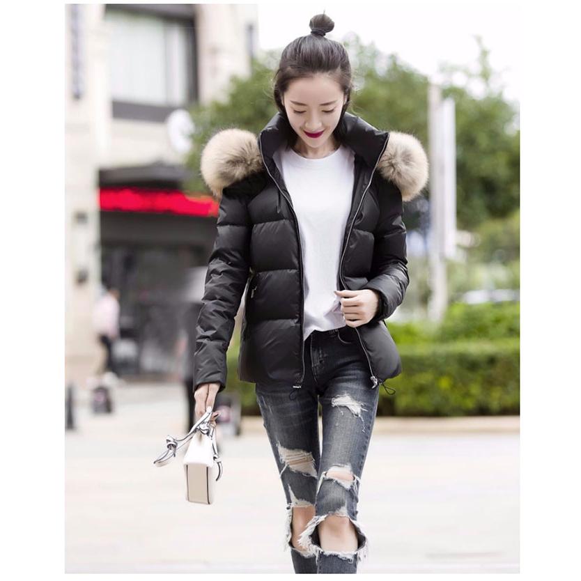 ダウンジャケット レディース リアルラクーンファー ダウン ファー