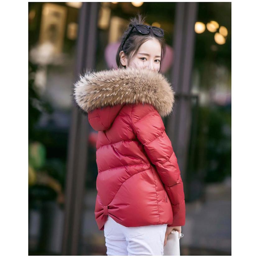 ダウンジャケット レディース リアルラクーンファー ダウン ファー