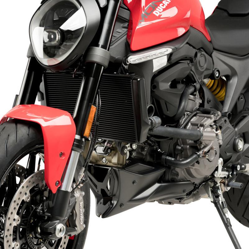 セット Puig（プーチ） Puig 20714J ENGINE SPOILER [MATT BLACK] DUCATI