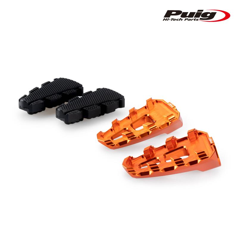 Puig 20853T TRAIL 2.0. FOOTPEGS [ORANGE] 汎用 (25) プーチ フットペグ_2