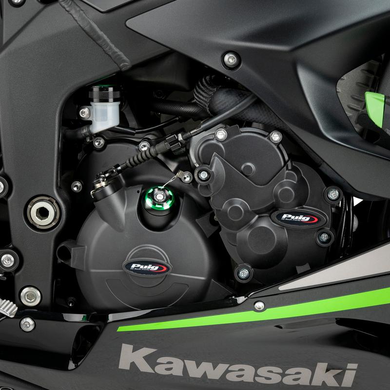 Puig 21513N ENGINE PROTECTIVE COVER Kawasaki ZX-6R (09-25) ZX-6R