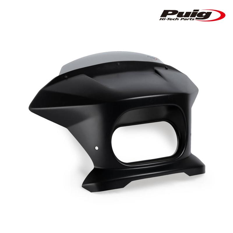 Puig 21587H SEMIFARINGS FURY SPORT MATTBLACK [SMOKE] HARLEY DAVIDSON SPORTSTER S RH1250S(21-26) プーチ フューリー スポーツ_4