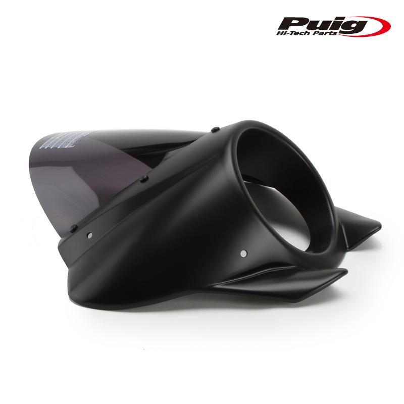 フロントカウル　エリミネーター　ELIMINATOR　Puig　スクリーン Puig（プーチ） Puig 22145F SEMIFARINGS MIRAGE SPORT [MATT BLACK
