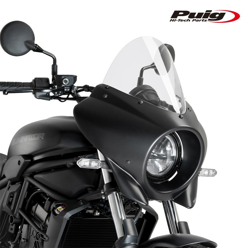 Puig Verkleidungscheibe Mirage Touring Stark Getönt - Für Custom & Cruiser Motorräder