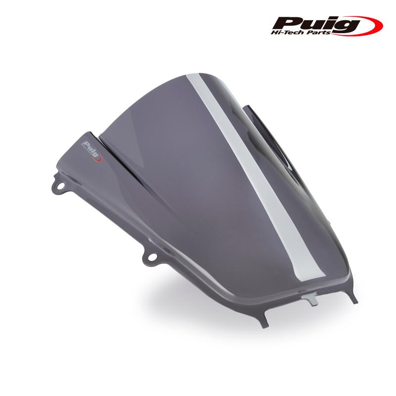 Puig Z-Racing Sichtschutz Für Motorrad (Rot) - Aerodynamisch, 3 Mm Acryl