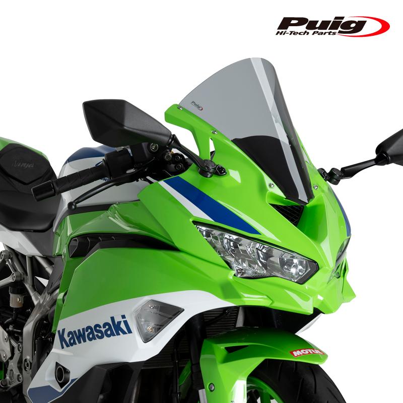 なぁ Puig（プーチ） Puig 22468H R-RACER SCREEN [SMOKE] KAWASAKI ZX-4R