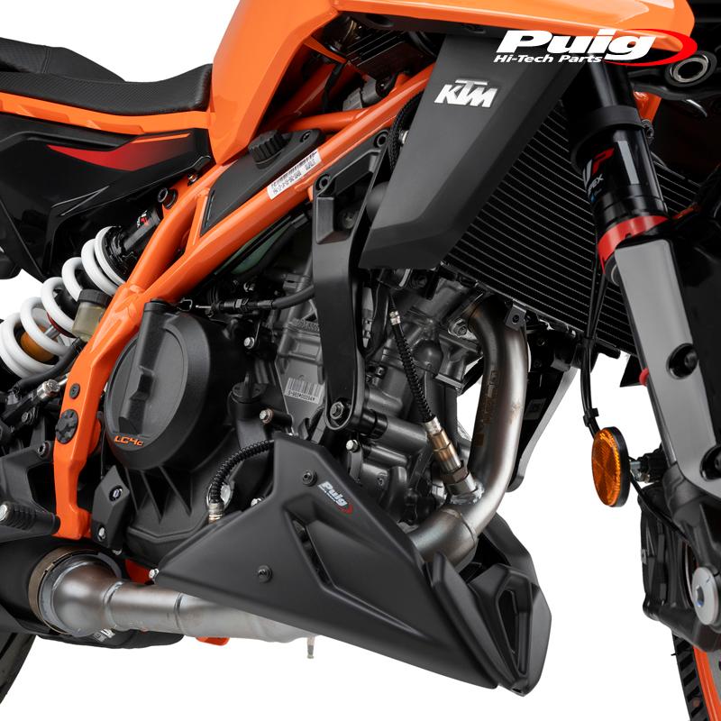 Puig 22469J ENGINE SPOILERS [MATT BLACK] KTM 390 DUKE (21-25) プーチ エンジンスポイラー_2