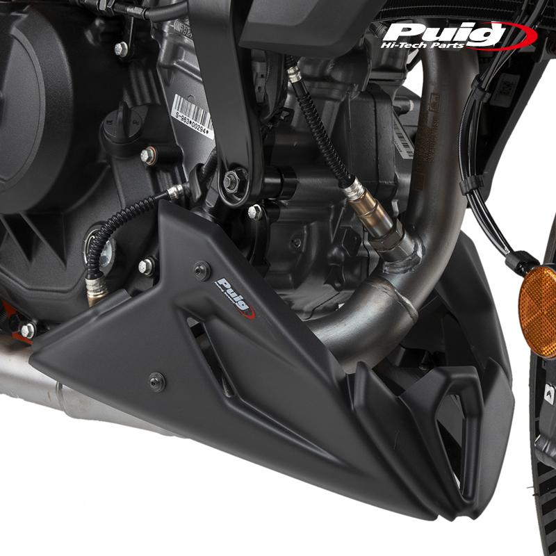 Puig 22469J ENGINE SPOILERS [MATT BLACK] KTM 390 DUKE (21-25) プーチ エンジンスポイラー_3
