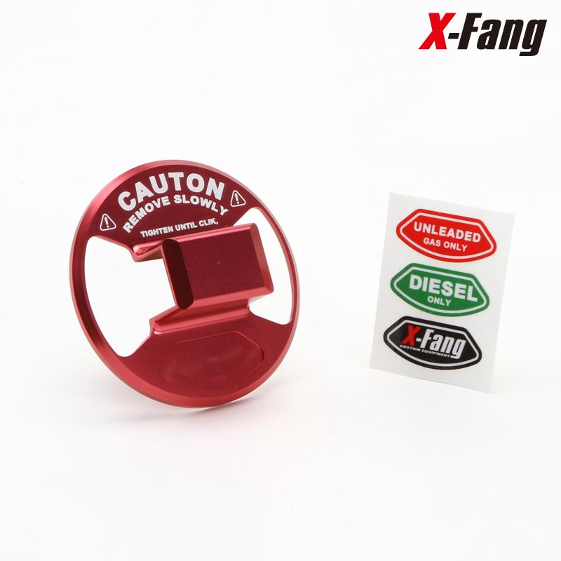 ☆【ボルボ】240 タペットカバー・カムカバー・フィラーキャップ・塗装剥離済み X-Fang 692645RD Billet Fuel Cap Cover [RED] ビレットフューエル