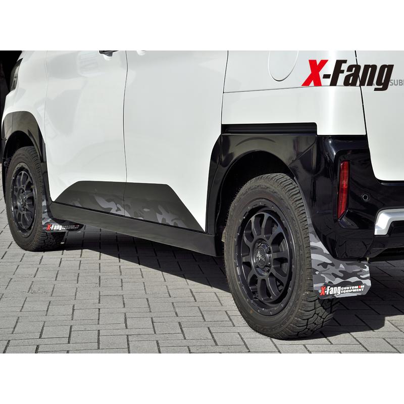 X-Fang M38002-CBK Mudflap【Camouflage Black】マッドフラップ カモフラージュブラック DELICA MINI｜ram777｜02