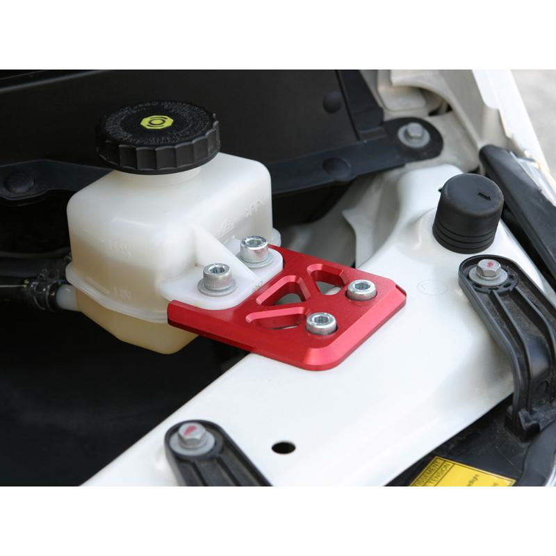 X-Fang TGS-BB401RD Brake Fluid Tank Mount Bracket RED ブレーキ