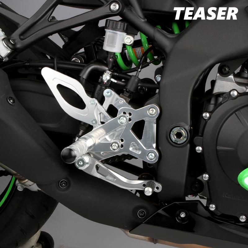 TEASER X4J4S レーシング ステップXX [SILVER/4ポジ] KAWASAKI ZX-4RR
