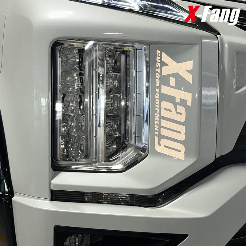 X-Fang XF25083R logo Sticker REFLECT TYPE クロスファングロゴ