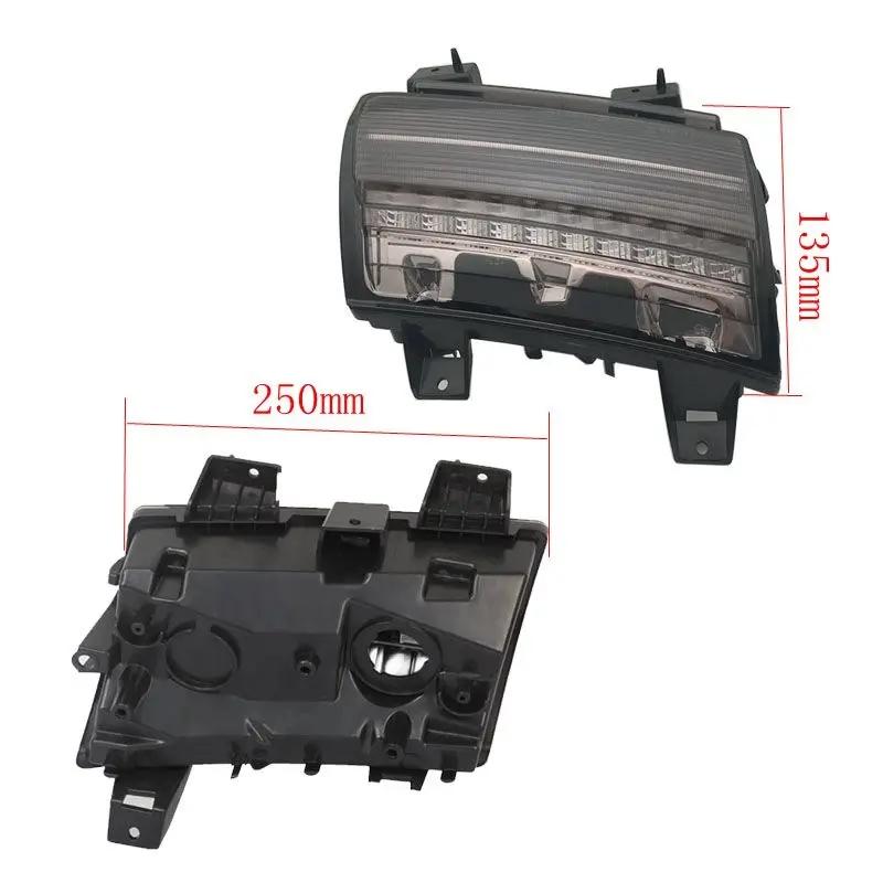 【並行輸入品】 ジープ ラングラー jl LED ウィンカー ライト F エンドer ライト LED デイライト 走行 ホワイト DRL ジープ JL USA バージョン ロー カスタムの画像