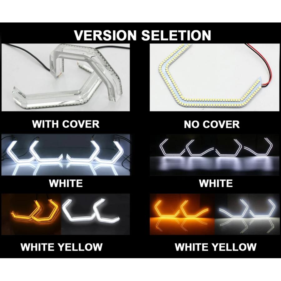【並行輸入品】 M4 LED イカリング BMW M2 ME M4 M5 F10 F12 F13 F18 F30 F31 F32 F33 F34 F35 F36 E46 カブリオレ クーペ 2D アクセサリー カスタム パーツ_7