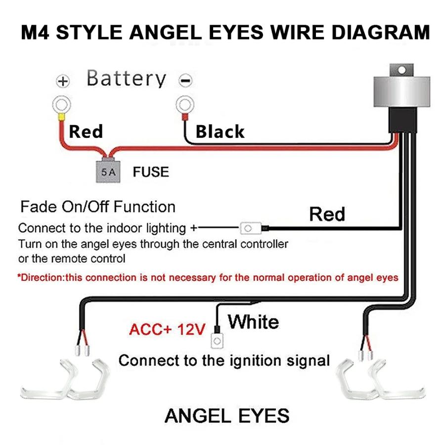 【並行輸入品】 M4 LED イカリング BMW M2 ME M4 M5 F10 F12 F13 F18 F30 F31 F32 F33 F34 F35 F36 E46 カブリオレ クーペ 2D アクセサリー カスタム パーツ_9