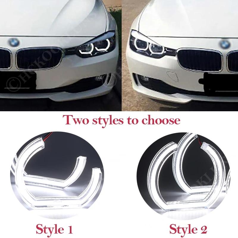 【並行輸入品】 BMW 3 シリーズ F30 F31 F34 2012年-2016年 DTM クリスタル LED イカリング ライト キット ハロゲン ヘッドライト カスタム パーツ_5