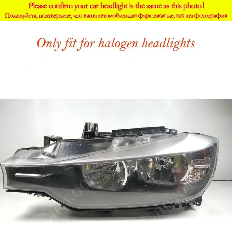 【並行輸入品】 BMW 3 シリーズ F30 F31 F34 2012年-2016年 DTM クリスタル LED イカリング ライト キット ハロゲン ヘッドライト カスタム パーツ_6
