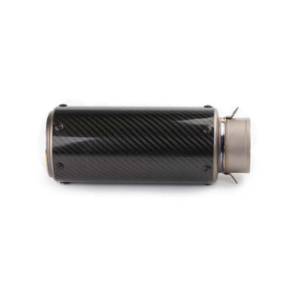【並行輸入品】 TKOSM 60mm 51mm バイク チタン 金属 カーボン エキゾースト パイプ マフラー バイク Laser ステッカー S1000RR CBR1000 カスタム パーツの画像