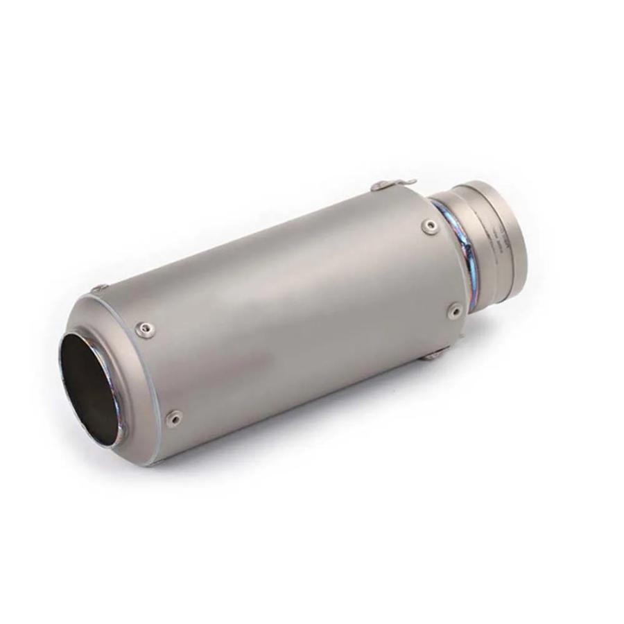 【並行輸入品】 TKOSM 60mm 51mm バイク チタン 金属 カーボン エキゾースト パイプ マフラー バイク Laser ステッカー S1000RR CBR1000 カスタム パーツの画像