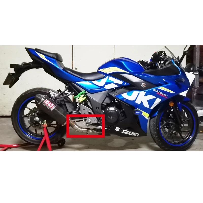 【並行輸入品】 スリップオン バイク エキゾースト ミドル パイプ Connect 中間 チューブ エスケープ out マフラー スズキ GSX250R GSX 250R GSX250 Gsx 250 カの画像