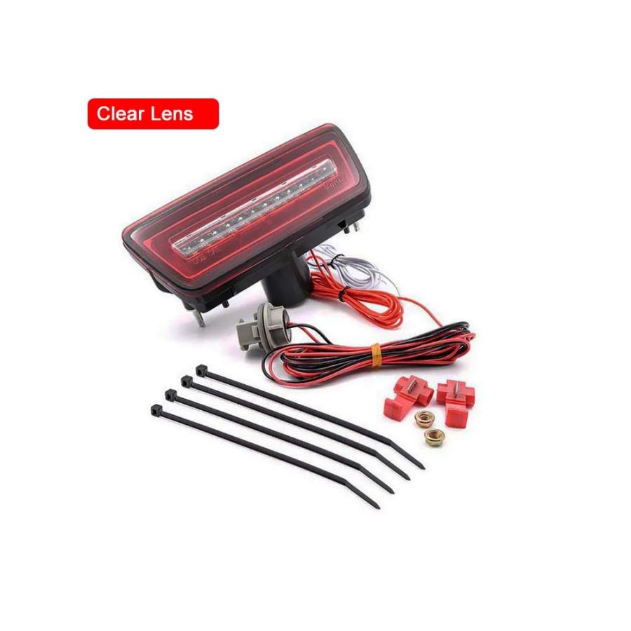 【並行輸入品】 3-in-1 LED リア テール フォグ ランプ リア ブレーキ ライト ライト ニッサン ジューク ムラーノ エクストレイル パスファインダー ティーダ_3