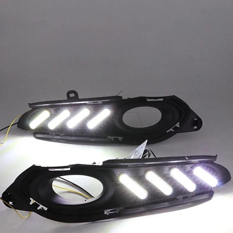 【並行輸入品】 ホンダ HR-V HRV ベゼル 2014年~2018年 No-error デイライト 走行 ライト LED DRL フォグ ランプ ランプ カスタム パーツの画像