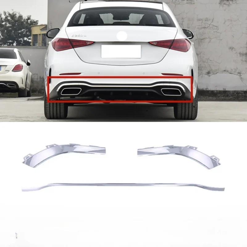 並行輸入品】 ブラック/ メッキ リア バンパー プロテクター カバー