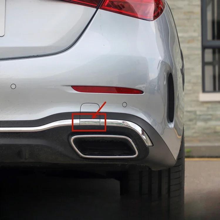 並行輸入品】 ブラック/ メッキ リア バンパー プロテクター カバー