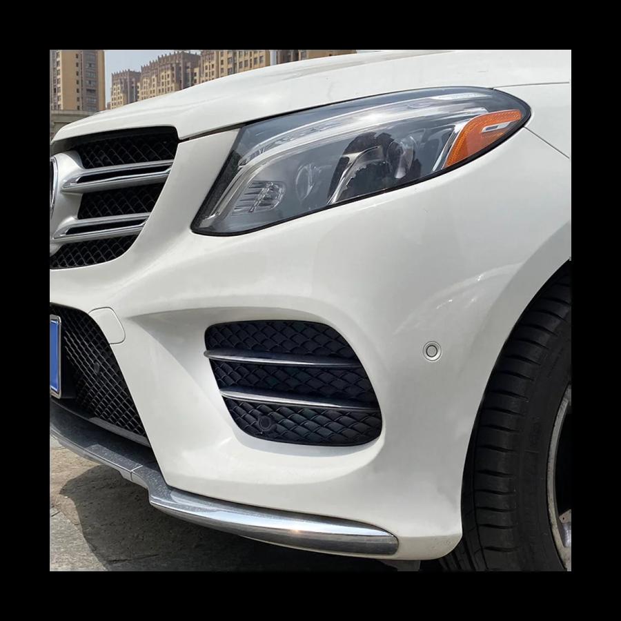【並行輸入品】 フロント バンパー フォグ ランプ グリル カバー メルセデス-ベンツ GLE GLS GLE クーペ W166 X166 C292 AMG 2015年-2019年 カスタム パーツの画像