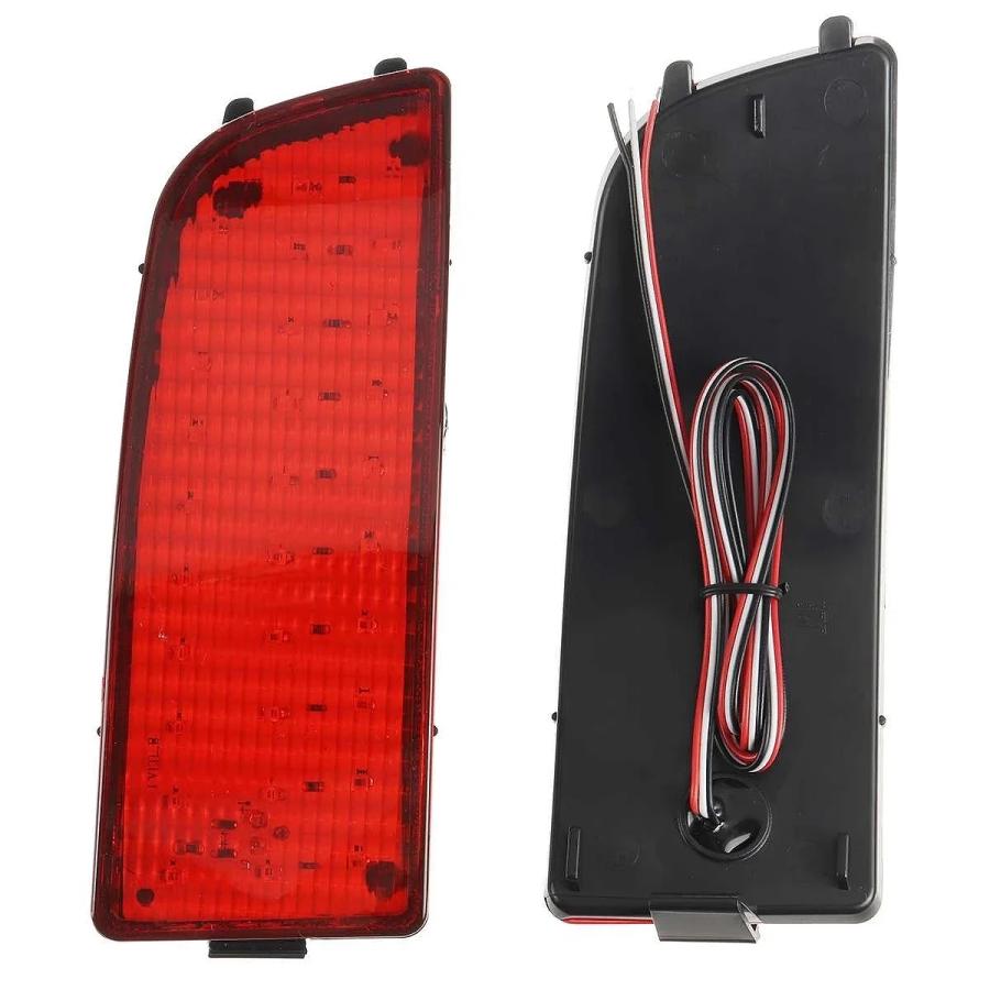 【並行輸入品】 LED L+R リア テールライト バンパー ブレーキ ライト リフレクター フォグ ランプ ベンツ W906 Sprinter Crafter A9068260140 レッド カスタム_3