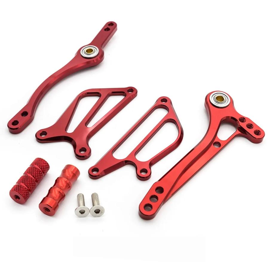 並行輸入品 ホンダ NSF100 NSR50 NSF 50 100 2004年-2010年 バイク リアセット フット ペグ ブレーキ リア ギアボックス ギア シフト シフター レバー + ウ_11