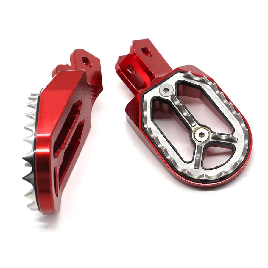 【並行輸入品】 ホンダ CRF230F CRF230 2003年-2017年 CNC アルミ フットペグ リアセット フット レスト フット ペグ ペダル リア ブレーキ レバー CRF 230 Fの画像