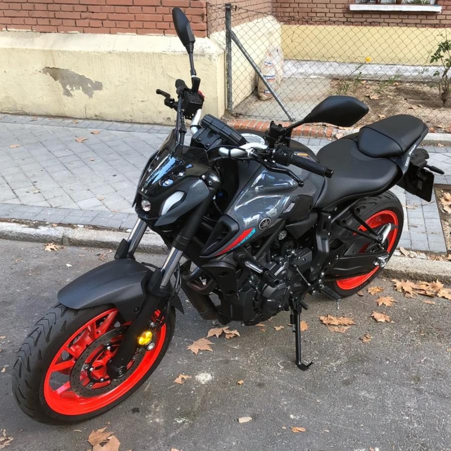 【並行輸入品】 ヤマハ MT-07 MT07 MT 07 2021年 2022年 2023 バイク フロント 風よけ 風防 ウインドシールド 風防スクリーン 風防 エアー 風防 スクリーン デの画像