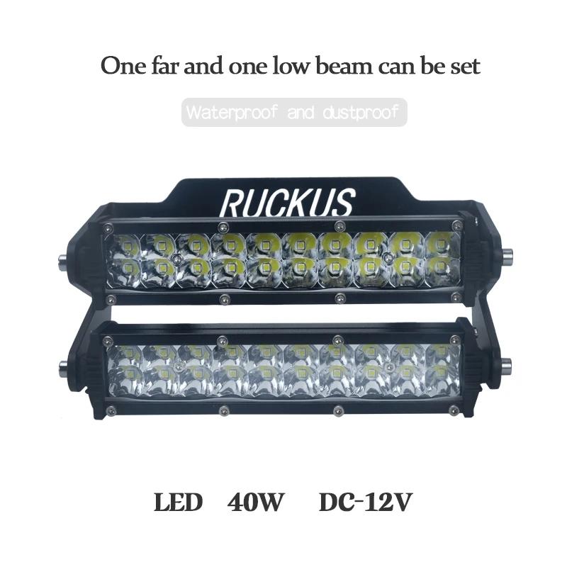 【並行輸入品】 ハイライト ダブル ヘッドライト バー ヘッドライト ホンダ Ruckus ズーマー AF58 Gy6 スクーター バイク ting ブランケット カスタム パーツ_2