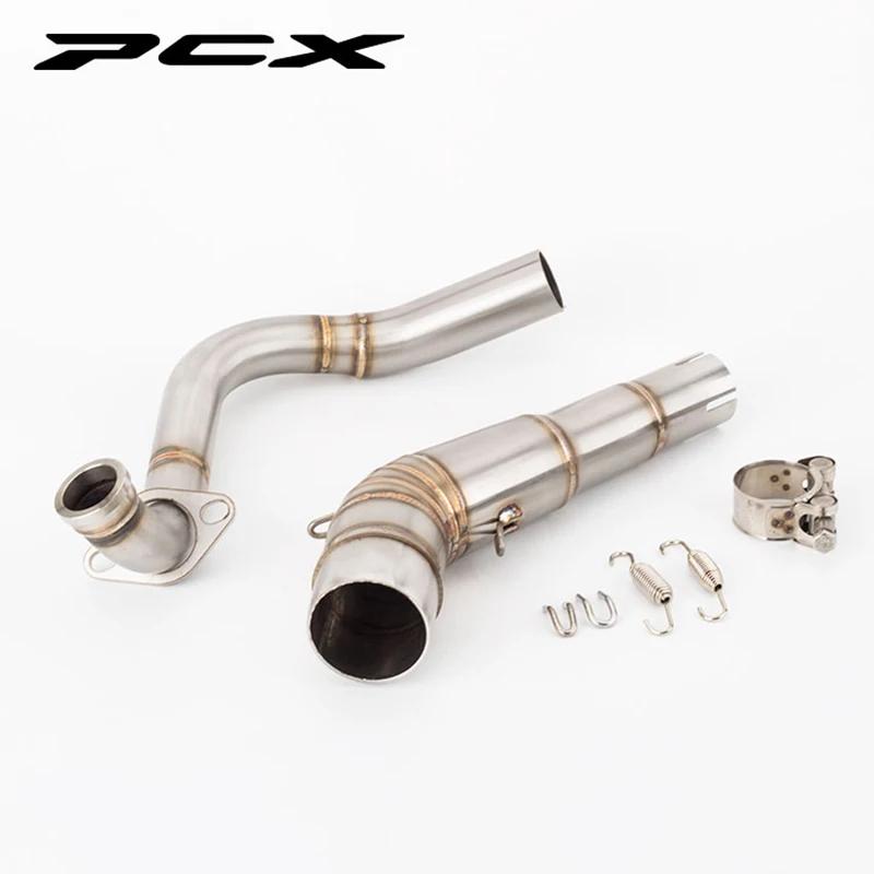 【並行輸入品】 PCX 125 150 エキゾースト ホンダ PCX125 PCX150 2010年-2019年 バイク スクーター マフラー ミドル パイプ エスケープ カスタム パーツの画像