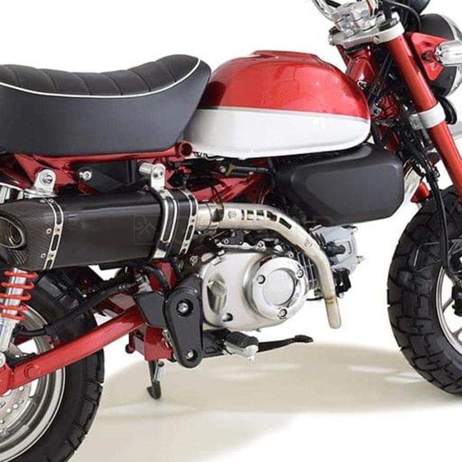 並行輸入品 ホンダ モンキー 2019年 2020年 2021年 2022年 モンキー 125 エスケープ バイク エキゾースト マフラー ヘッドer パイプ 51mm Sリップ-on カス_3