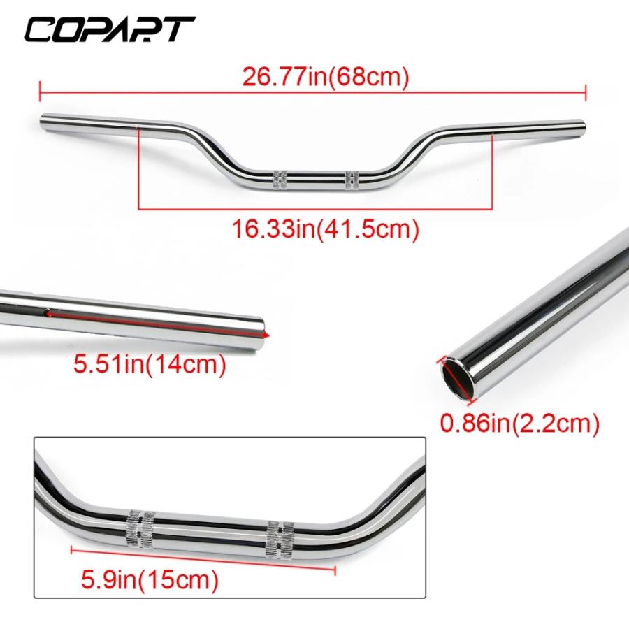 並行輸入品 22mm ハンドル バー Drag バイク アルミ 金属 ハンドル ホンダ NC700S NC750S All s カスタム パーツ_4